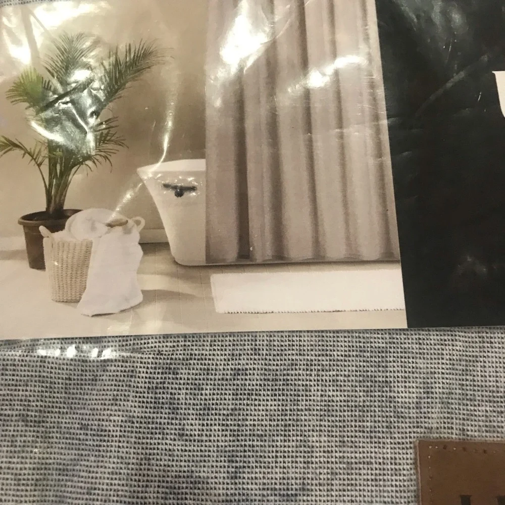UGG shower curtain brand new navy color